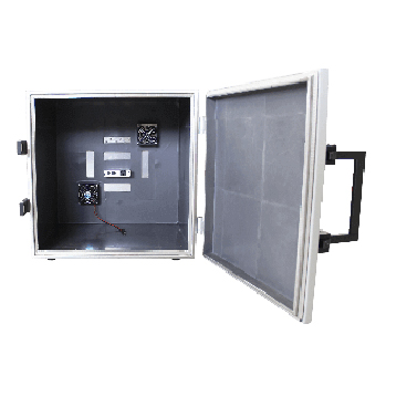 Desktop measurement box with ventilation